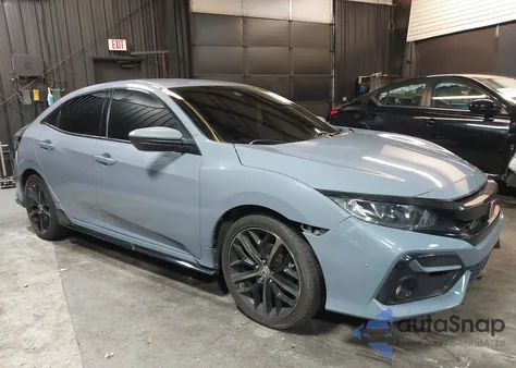 2020 Honda Civic Sport из США, поврежденный, VIN SHHFK7G45LU215707